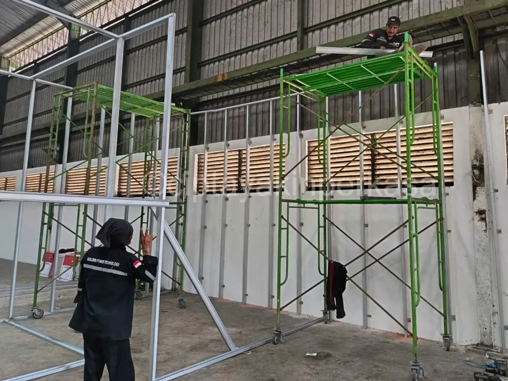 Sewa scaffolding di Sidoarjo untuk PT Golden Power